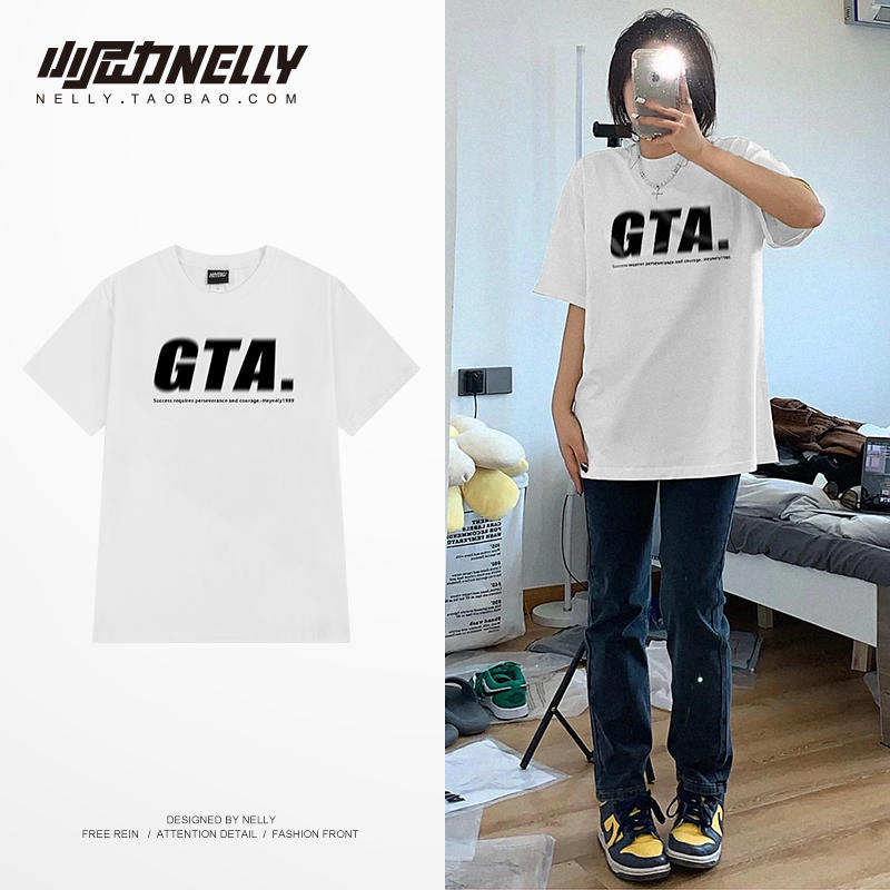 เสื้อยืดคอกลม ผู้ชาย เสื้อยืดผู้ชายเกาหลี เสื้อยืดเกาหลี แบรนด์ NELLY