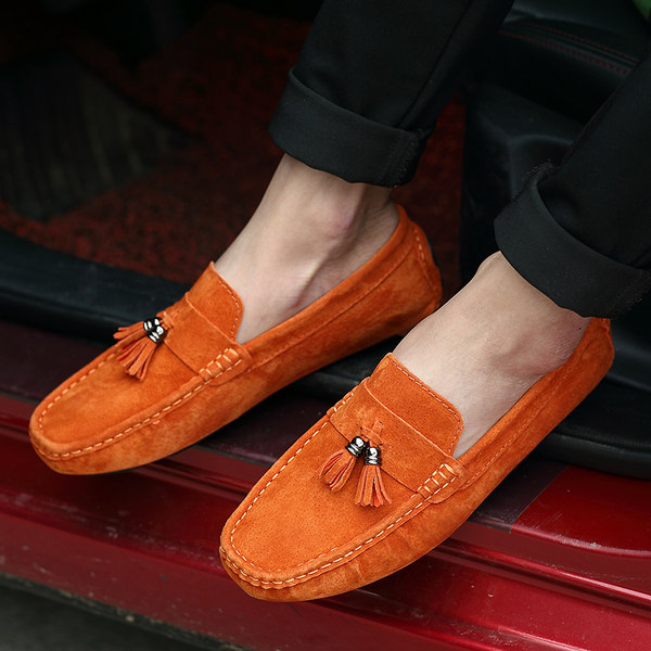 รองเท้าหนังผู้ชาย มีไซส์39-44 รองเท้าโลฟเฟอร์ชาย Slip-On Shoes