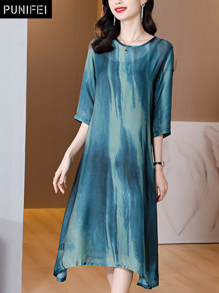 เดรสวัยผู้ใหญ่40-60ปี เดรสคุณแม่ ชุดเดรสทำงานวัยผู้ใหญ่ แบรนด์ MAMA DRESS