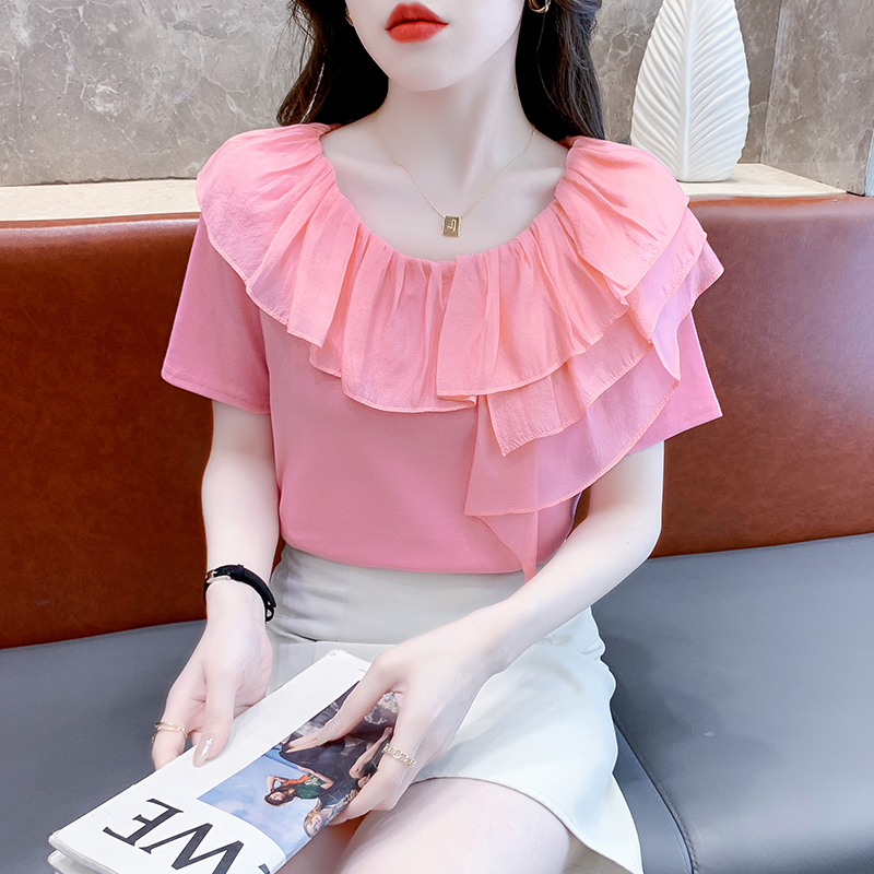 เสื้อผ้าวัยรุ่นเกาหลี เสื้อยืดวัยรุ่นผู้หญิง มีขนาด S M L XL