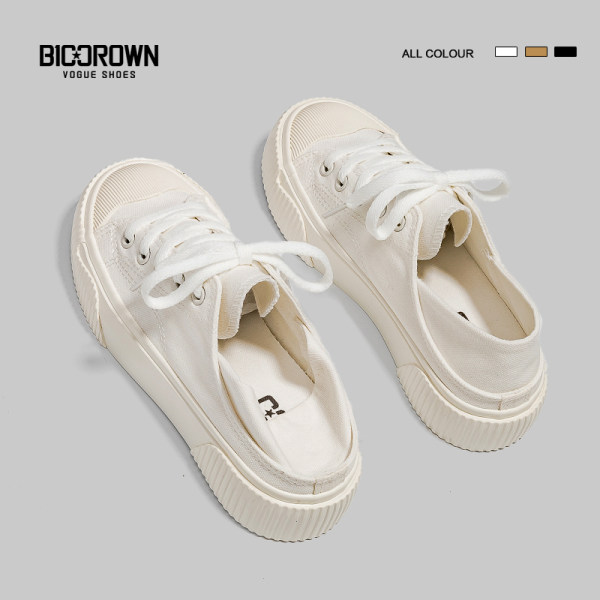 รองเท้าผ้าใบ ผู้หญิง รองเท้าผ้าใบวัยรุ่น แบรนด์ RENBEN