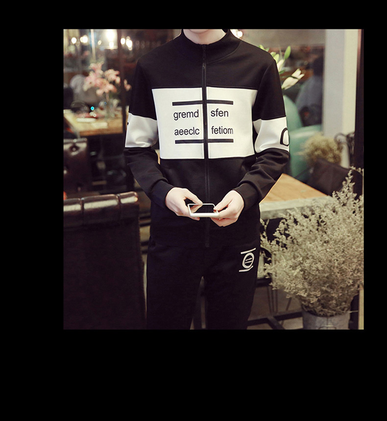 เสื้อคลุมผู้ชาย สไตล์เกาหลี สีดำ+ขาวหม่นเกือบเทา ทรงสวย ผ้าวอร์ม same pic L