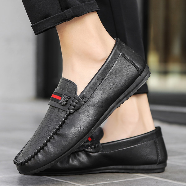 รองเท้าโลฟเฟอร์ชาย รองเท้าผู้ชาย รองเท้าแฟชั่นชาย รองเท้าหนังผู้ชาย Men Loafer Slip-On Shoes