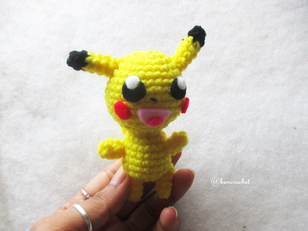 พวงกุญแจแมวโปเกม่อนถัก pokemon amigurumi crochet keychain