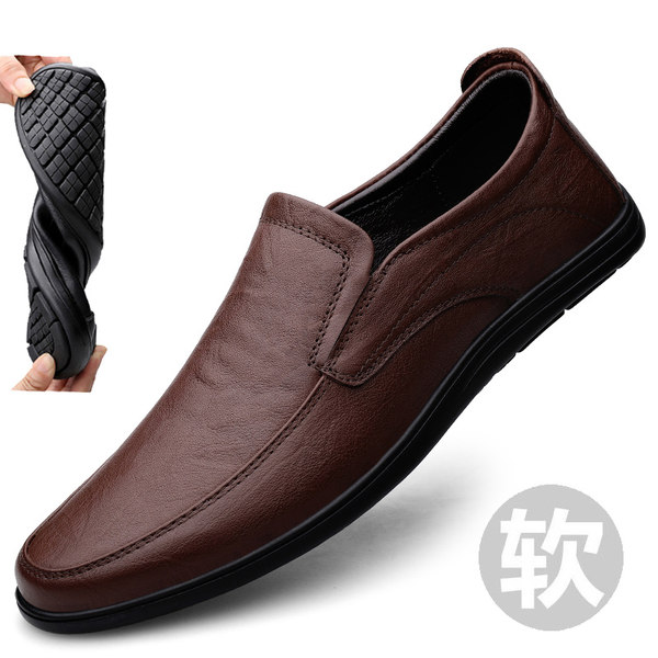 รองเท้าหนังผู้ชาย มีไซส์39-44 รองเท้าโลฟเฟอร์ชาย Slip-On Shoes