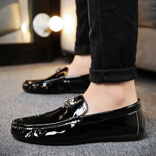 รองเท้าหนังผู้ชาย มีไซส์39-44 รองเท้าโลฟเฟอร์ชาย Slip-On Shoes