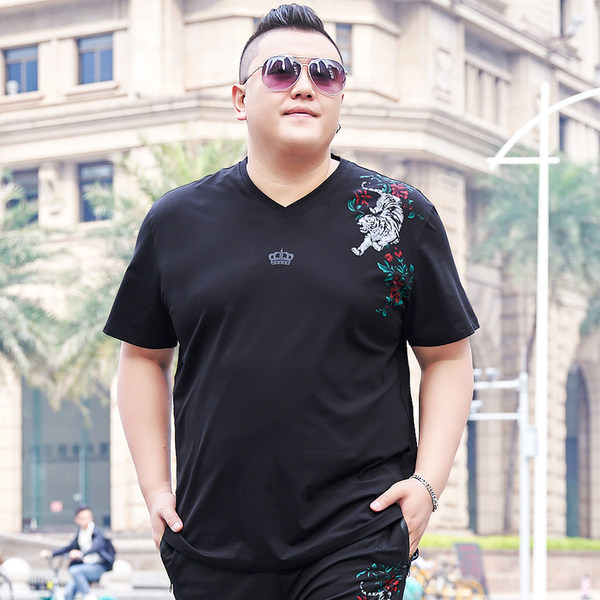 เสื้อยืดผู้ชายอ้วน S-5XL(อกเสื้อ39-51นิ้ว)