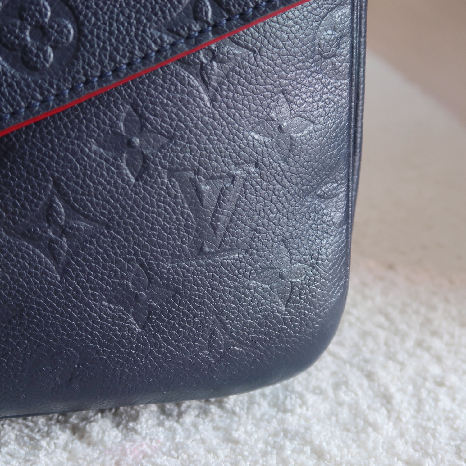 Louis Vuitton Blue Monogram Empreinte Metis Pochette