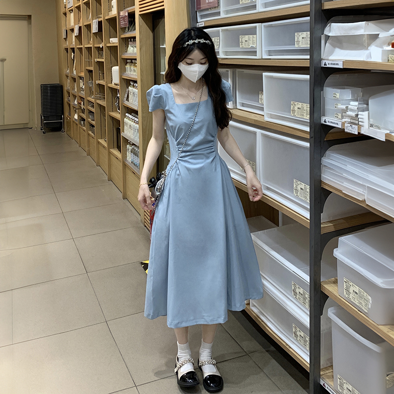เดรสแขนสั้น มีไซส์ L-4XLอก 38-47 นิ้ว ใส่ได้ทั้งสาวหุ่นดีน่ารักจนถึงสาวอวบพลัสไซส์ จัดส่งฟรี! ทักแชทสั่งซื้อ
