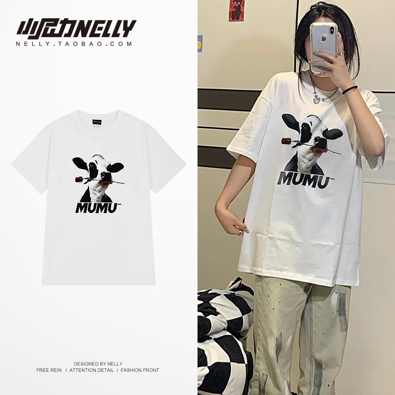 เสื้อยืดคอกลม ผู้ชาย เสื้อยืดผู้ชายเกาหลี เสื้อยืดเกาหลี แบรนด์ NELLY