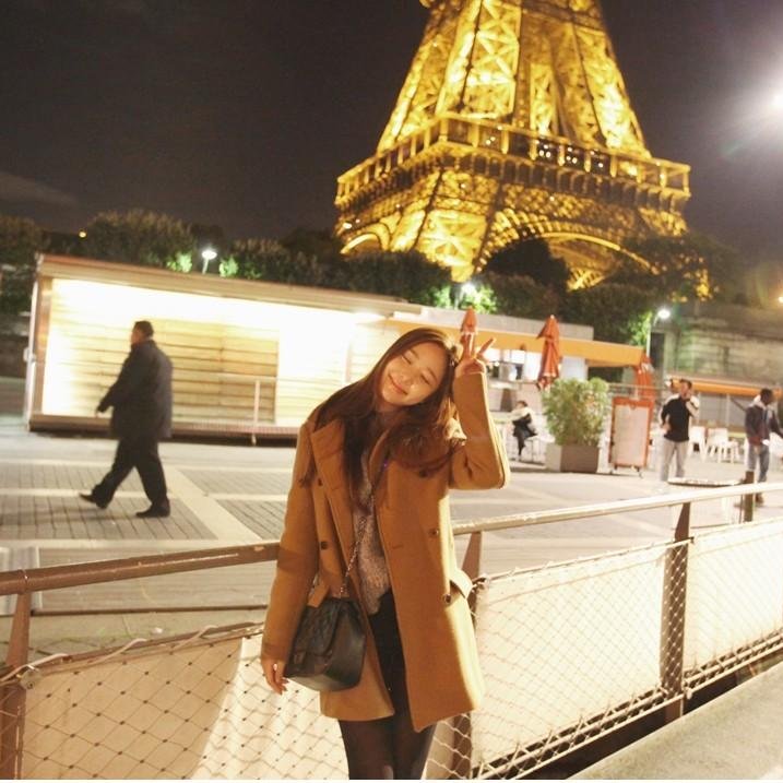 เสื้อโค้ทกันหนาว รุ่นกระดุม 2 แถว สไตล์เกาหลี ใส่ได้หลายแบบ ผ้าวูลผสม พร้อมส่ง