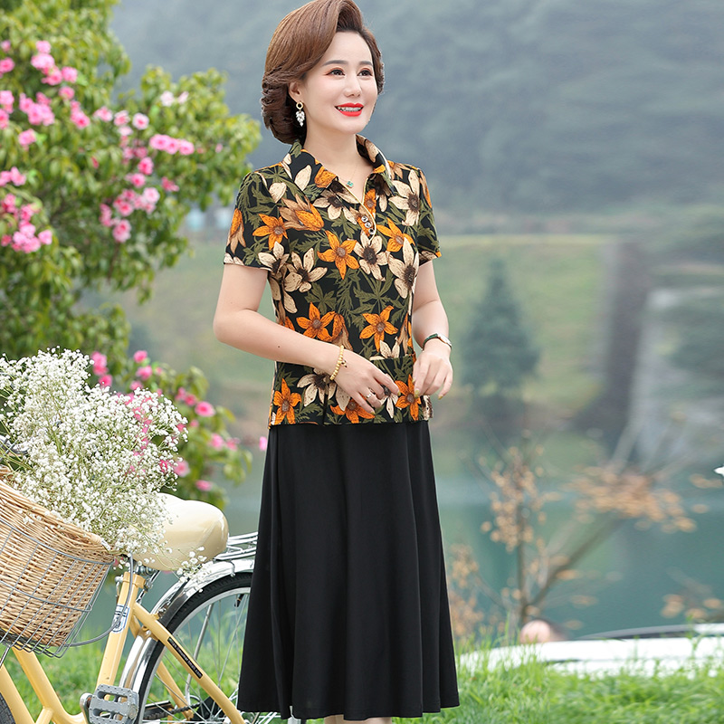 เดรสวัยผู้ใหญ่40-60ปี เดรสคุณแม่ ชุดเดรสทำงานวัยผู้ใหญ่ แบรนด์ MAMA DRESS