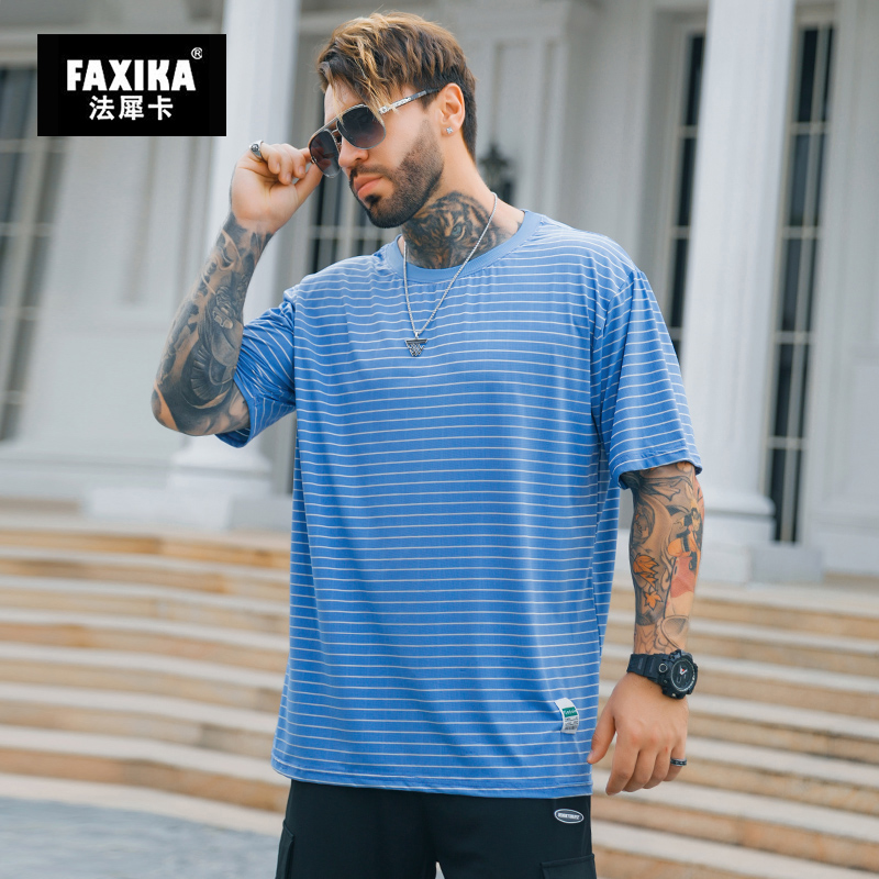 เสื้อยืดผู้ชายอ้วน S-5XL(อกเสื้อ39-51นิ้ว)