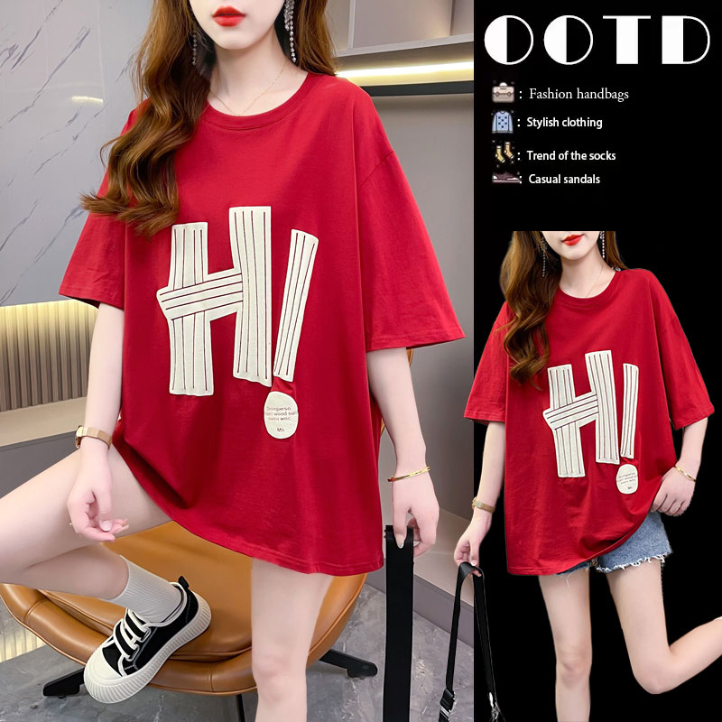 เสื้อยืดคนอ้วนแบบโอเวอร์ไซส์แบบ ulzzang fashion สนใจทักแชท