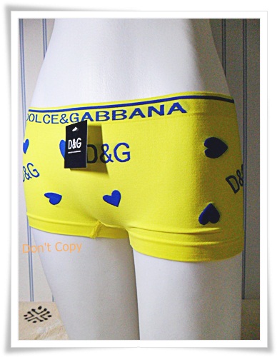 กางเกงในเนื้อนุ่ม DG สีเหลือง A003