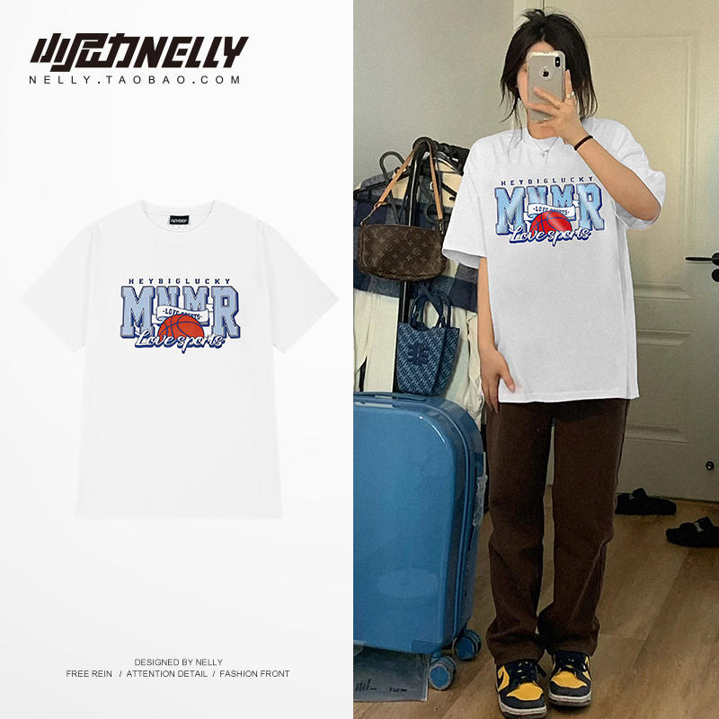 เสื้อยืดคอกลม ผู้ชาย เสื้อยืดผู้ชายเกาหลี เสื้อยืดเกาหลี แบรนด์ NELLY