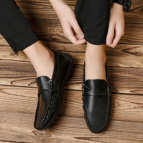 รองเท้าหนังผู้ชาย มีไซส์39-44 รองเท้าโลฟเฟอร์ชาย Slip-On Shoes