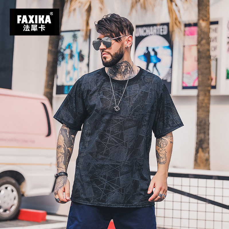 เสื้อยืดผู้ชายอ้วน S-5XL(อกเสื้อ39-51นิ้ว)