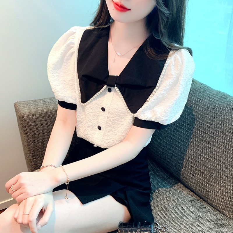 เสื้อเชิ้ตผู้หญิงแขนยาว เสื้อเชิ้ตผู้หญิงใส่ทํางาน 390 บาทต่อชิ้น ฟรีค่าจัดส่ง