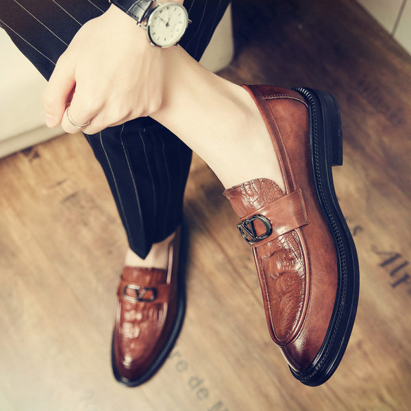 รองเท้าหนังผู้ชาย มีไซส์39-44 รองเท้าโลฟเฟอร์ชาย Slip-On Shoes