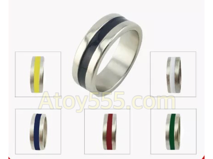 แหวนแม่เหล็ก รุ่นคาดสี