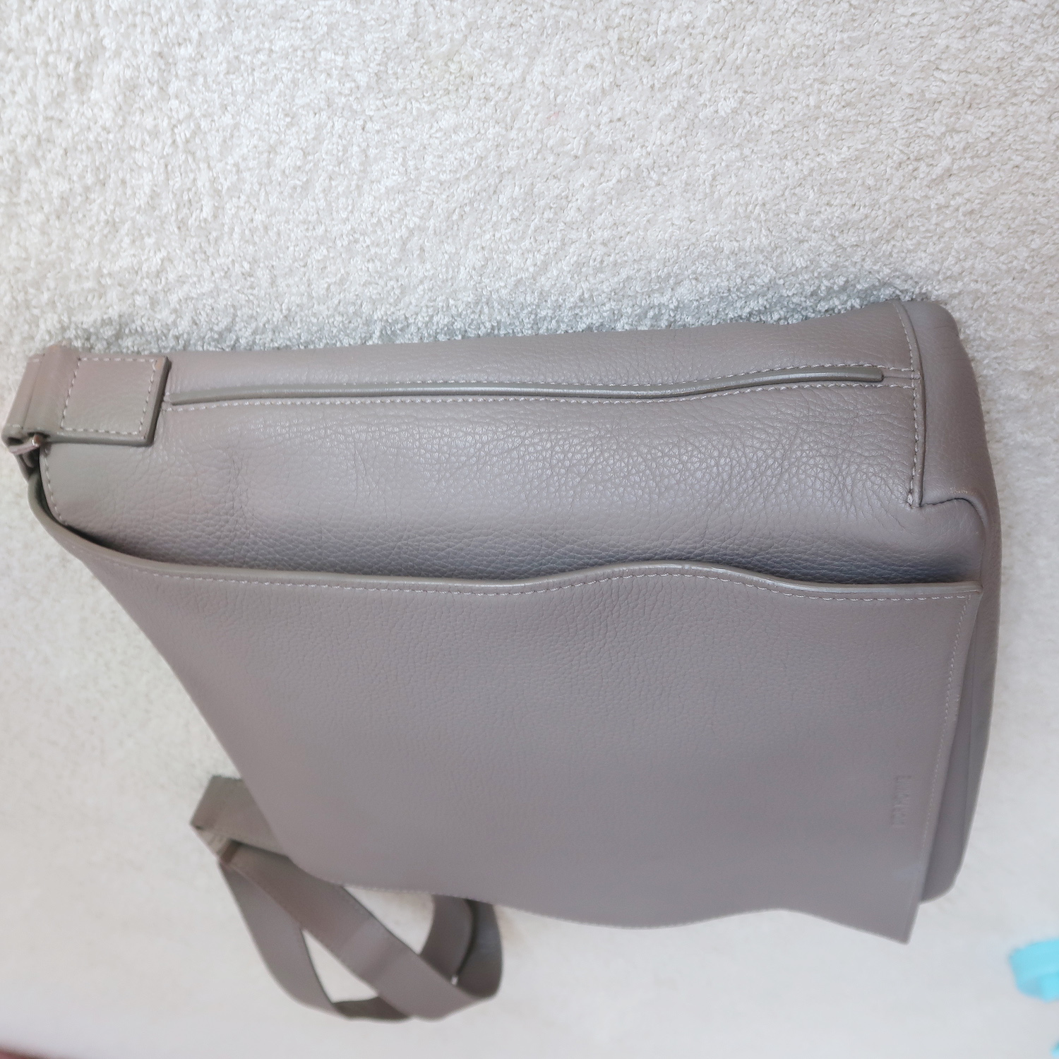 Dior Homme Grey Calfskin Messenger Bag