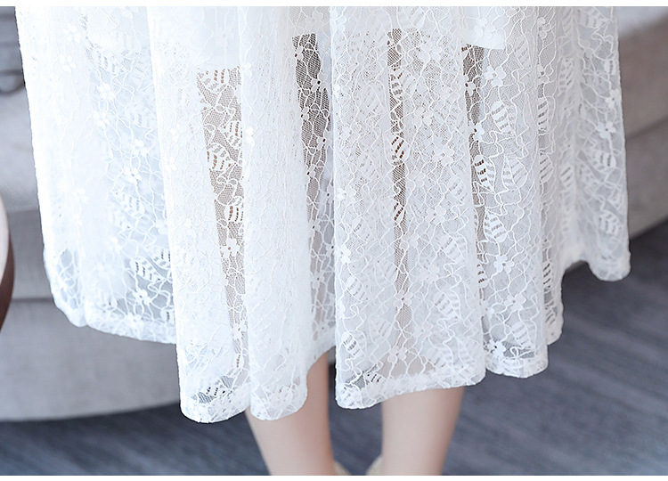 Dress4608 เดรสยาวลูกไม้แขนยาวทรงสวย ซิปข้าง มีซับในอย่างดีทั้งชุด ผ้าลูกไม้เกรดพรีเมียมเนื้อดีลายสวยเนื้อหนามีน้ำหนัก งานสวยเรียบหรูเหมือนราคาหลักพัน ใส่ออกงานได้ มี 2 สี ขาว, ดำ