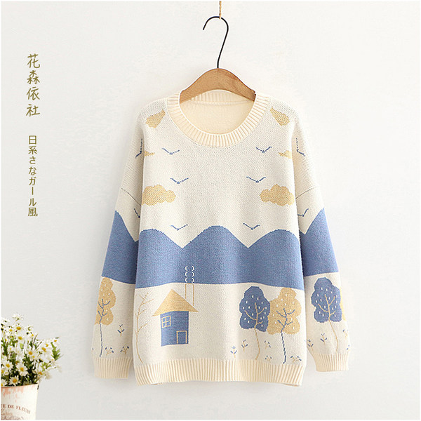 เสื้อกันหนาว เสื้อคลุม เสื้อคาร์ดิแกน เสื้อกันหนาวสไตล์ญี่ปุ่น