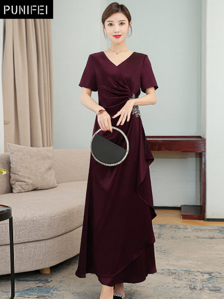 เดรสวัยผู้ใหญ่40-60ปี เดรสคุณแม่ ชุดเดรสทำงานวัยผู้ใหญ่ แบรนด์ MAMA DRESS