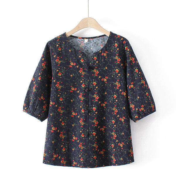 เสื้อลินินสไตล์ผู้ใหญ่ เสื้อคุณแม่ เสื้อผู้ใหญ่ แบรนด์ LININ