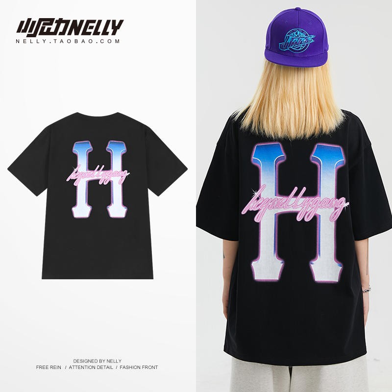 เสื้อยืดคอกลม ผู้ชาย เสื้อยืดผู้ชายเกาหลี เสื้อยืดเกาหลี แบรนด์ NELLY