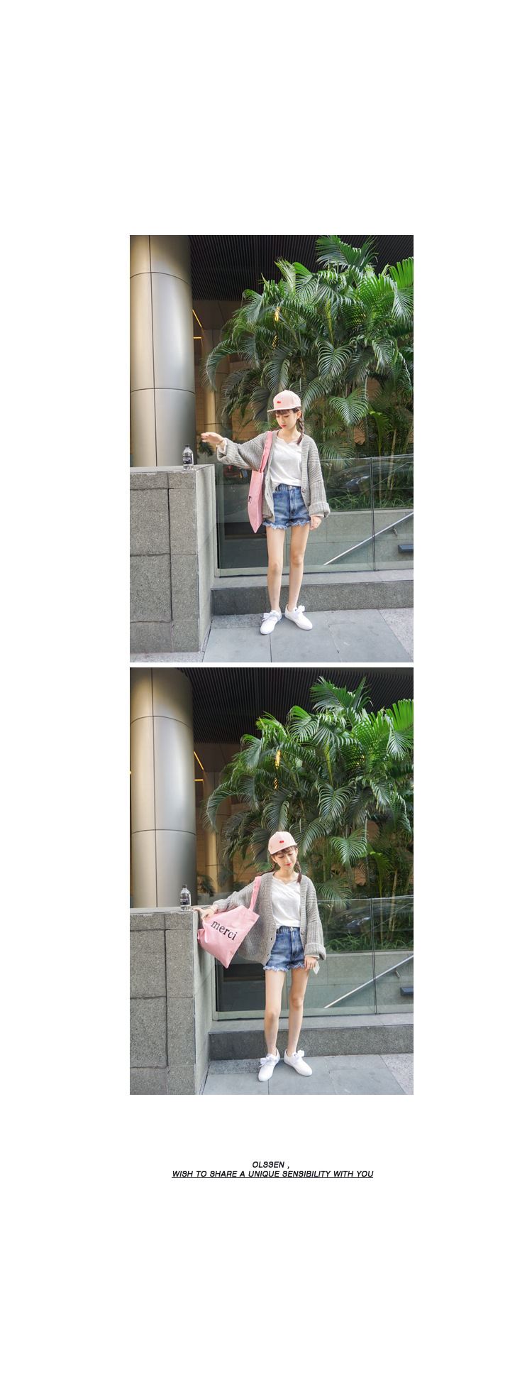 เสื้อคลุมกันหนาว ไหมพรมเนื้อนุ่ม ทรงน่ารัก สีเทา ยืดได้เยอะ พร้อมส่ง