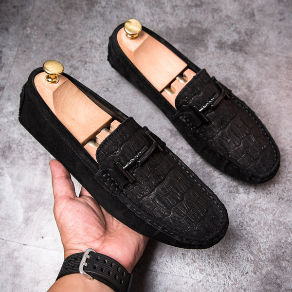 รองเท้าหนังผู้ชาย มีไซส์39-44 รองเท้าโลฟเฟอร์ชาย Slip-On Shoes