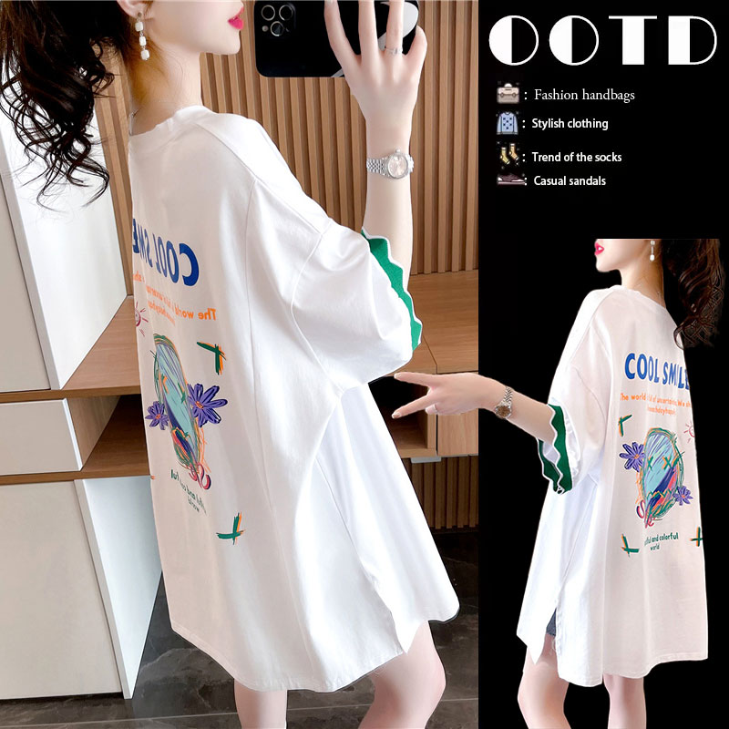 เสื้อยืดคนอ้วนแบบโอเวอร์ไซส์แบบ ulzzang fashion สนใจทักแชท