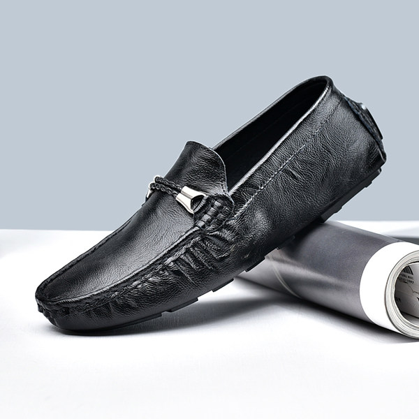 รองเท้าหนังผู้ชาย มีไซส์39-44 รองเท้าโลฟเฟอร์ชาย Slip-On Shoes