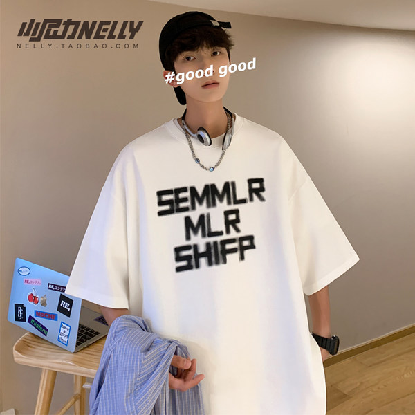 เสื้อยืดคอกลม ผู้ชาย เสื้อยืดผู้ชายเกาหลี เสื้อยืดเกาหลี แบรนด์ NELLY
