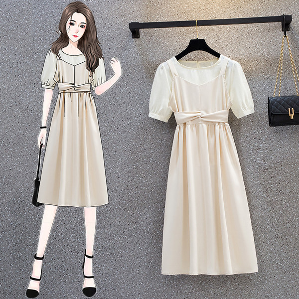เดรสคนอ้วน เดรสสาวอวบ ชุดเดรสคนอ้วนวัยรุ่น BY PLUS SIZE Girl