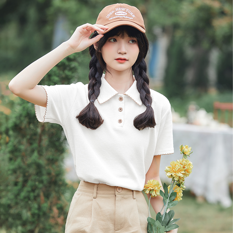 เสื้อผ้าวัยรุ่นเกาหลี เสื้อยืดวัยรุ่นผู้หญิง มีขนาด S M L XL
