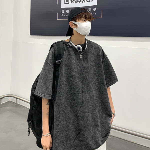 เสื้อยืดผู้ชายอ้วน S-5XL(อกเสื้อ39-51นิ้ว)