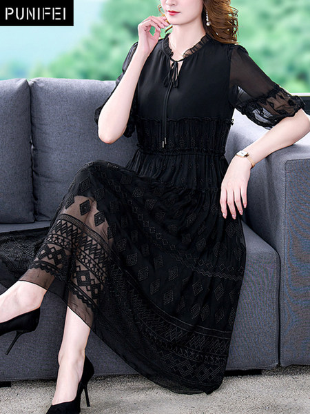 เดรสวัยผู้ใหญ่40-60ปี เดรสคุณแม่ ชุดเดรสทำงานวัยผู้ใหญ่ แบรนด์ MAMA DRESS