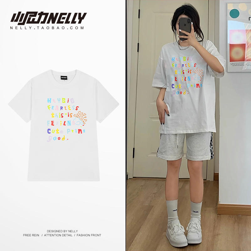 เสื้อยืดคอกลม ผู้ชาย เสื้อยืดผู้ชายเกาหลี เสื้อยืดเกาหลี แบรนด์ NELLY