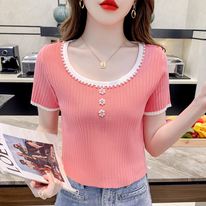 เสื้อผ้าวัยรุ่นเกาหลี เสื้อยืดวัยรุ่นผู้หญิง มีขนาด S M L XL