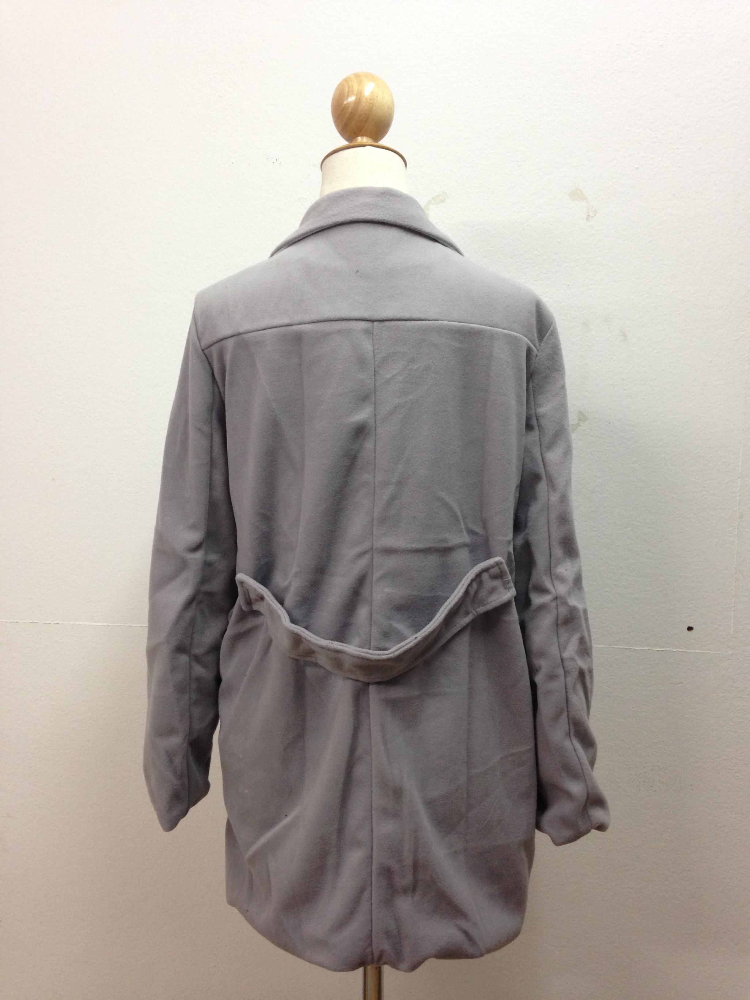 เสื้อโค้ทกันหนาว สไตล์เกาหลี ทรงสวย Classic ผ้าสำลีเนื้อเบา บุซับในกันลม สีเทา พร้อมส่ง GRAY