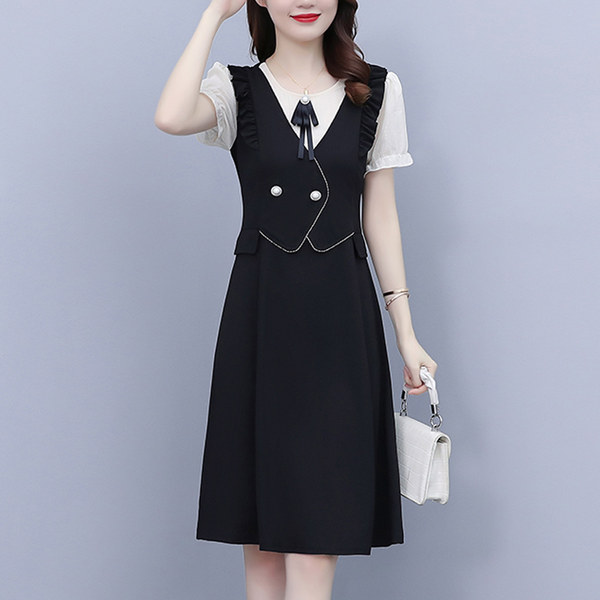 เดรสไซส์ใหญ่ ชุดเดรสสาวพลัสไซส์ เดรสเรียบหรู ไซส์ใหญ่ BY SHUYA