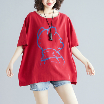 เสื้อOVERSIZE ใส่ตั้งแต่สาวผอม-สาวอวบ น้ำหนักตัว50-100กิโลกรัม