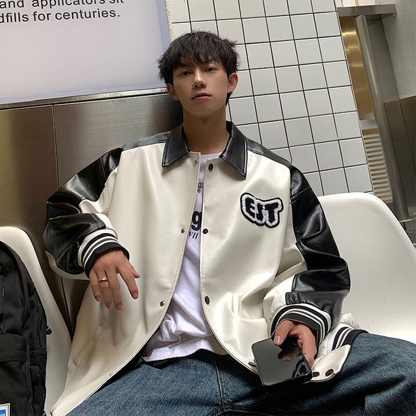เสื้อแจ็คเก็ตเบสบอล เสื้อคลุม เสื้อแขนยาวสไตล์เกาหลี