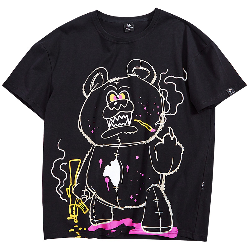 เสื้อยืดผู้ชายอ้วน S-5XL(อกเสื้อ39-51นิ้ว)