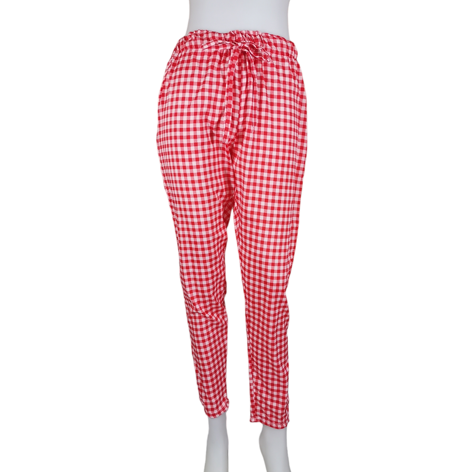 Trousers362 กางเกงขายาวผ้าไหมอิตาลีเอวยืด 26-38 นิ้ว ผ้านุ่มใส่สบาย มีหลายสีหลายลายให้เลือก