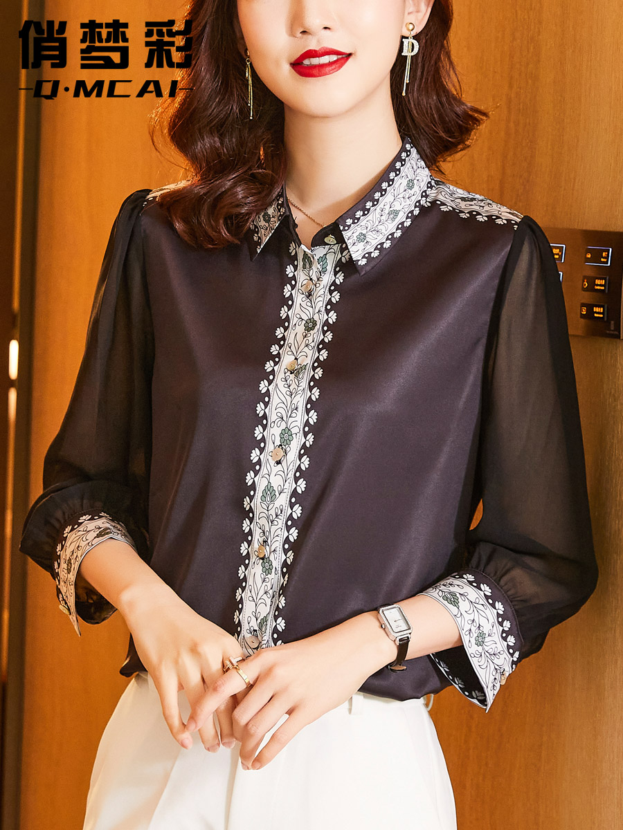 เสื้อเชิ้ต เสื้อเชิ้ตชีฟอง ลายสวยๆฟรีค่าส่ง