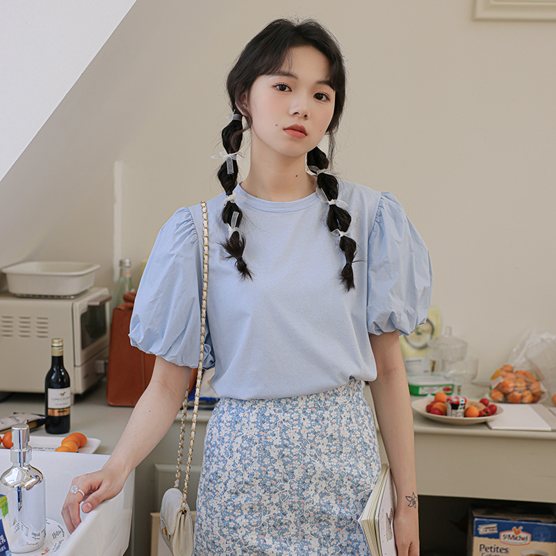 เสื้อผ้าวัยรุ่นเกาหลี เสื้อยืดวัยรุ่นผู้หญิง มีขนาด S M L XL